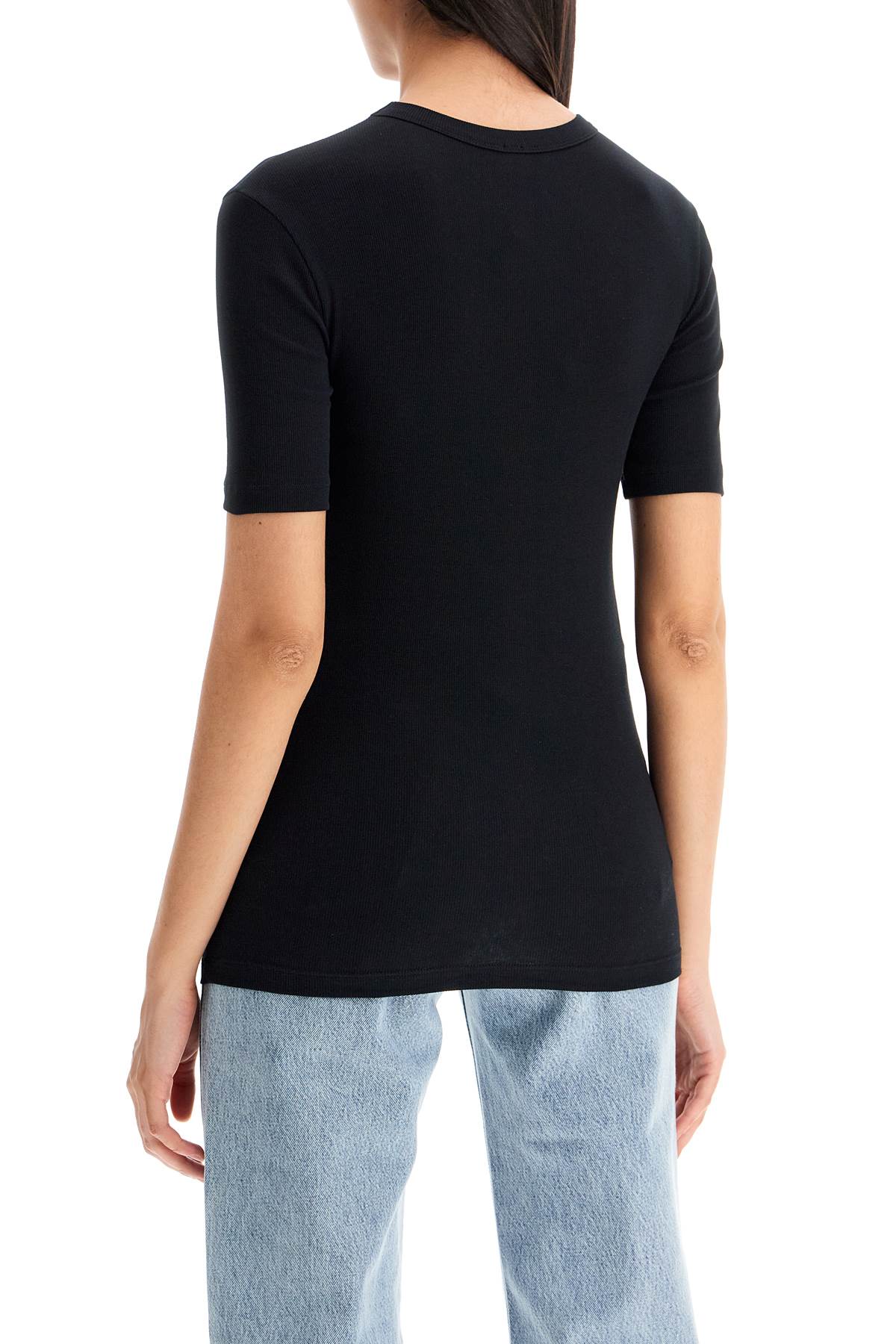 Classic Rib Tee  - Black