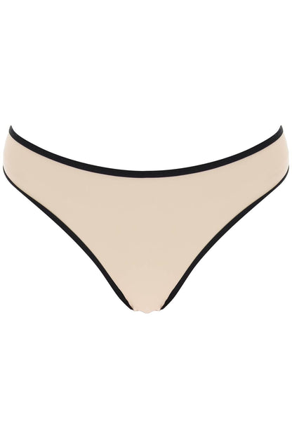 "bikini Briefs With Contrasting Edge  - Beige