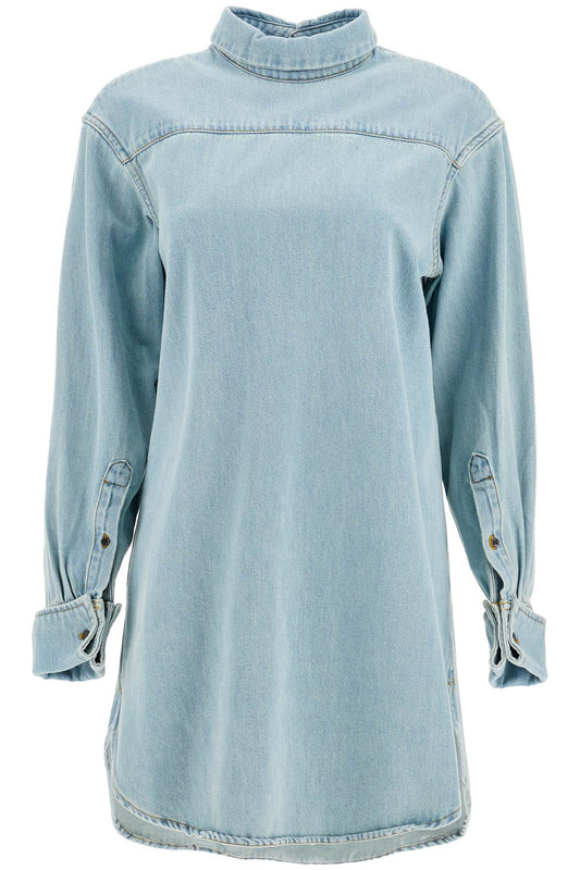 Long Denim Shirt From Corso Course  - Light Blue