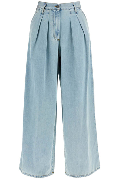 Wide Leg Pamplona Jeans  - Blue