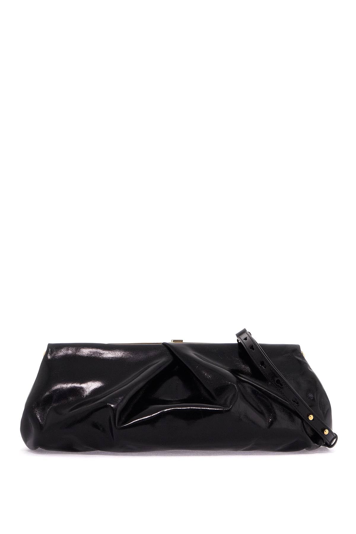 Large Naplak Clutch Bag  - Black