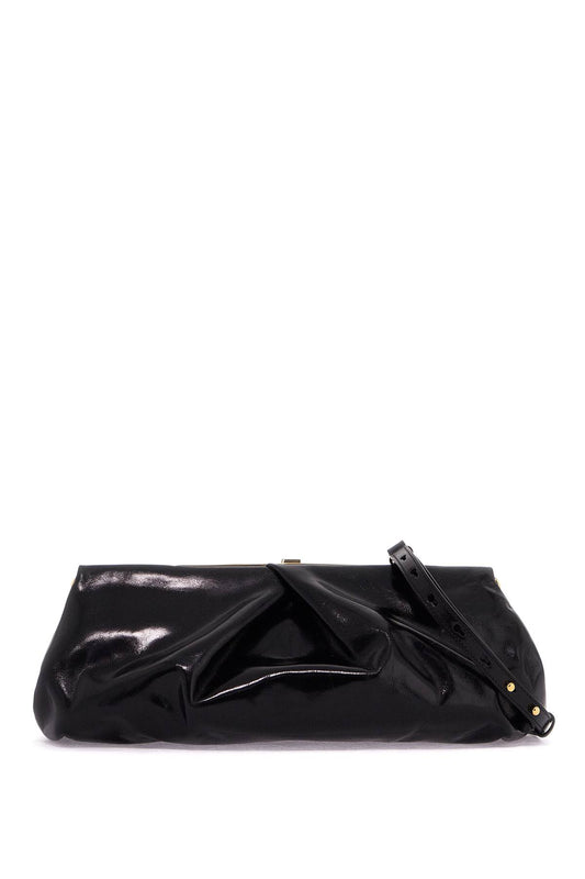 Large Naplak Clutch Bag  - Black