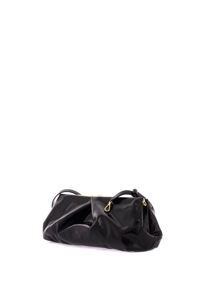 Large Naplak Clutch Bag  - Black