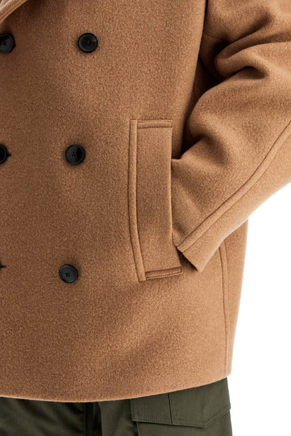 Wool Coat For Men  - Beige