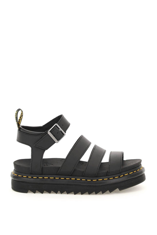 Hydro Leather Blaire Sandals  - Black