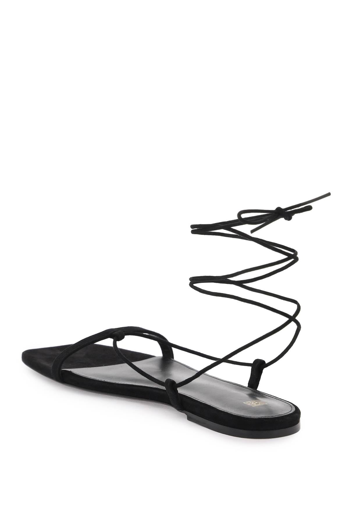 Suede Sandals For Women  - Black