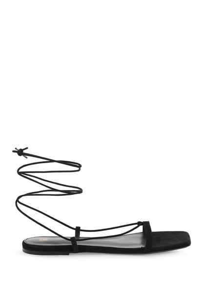 Suede Sandals For Women  - Black