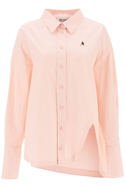 Diana Oversized Asymmetric Shirt  - Pink