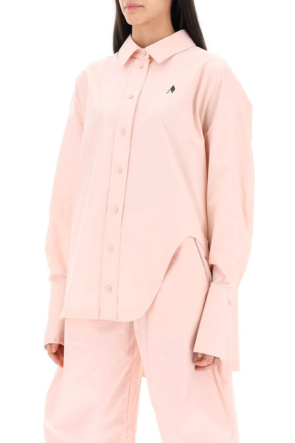 Diana Oversized Asymmetric Shirt  - Pink