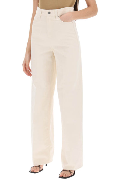 Organic Cotton Wide Leg Jeans.  - Neutro