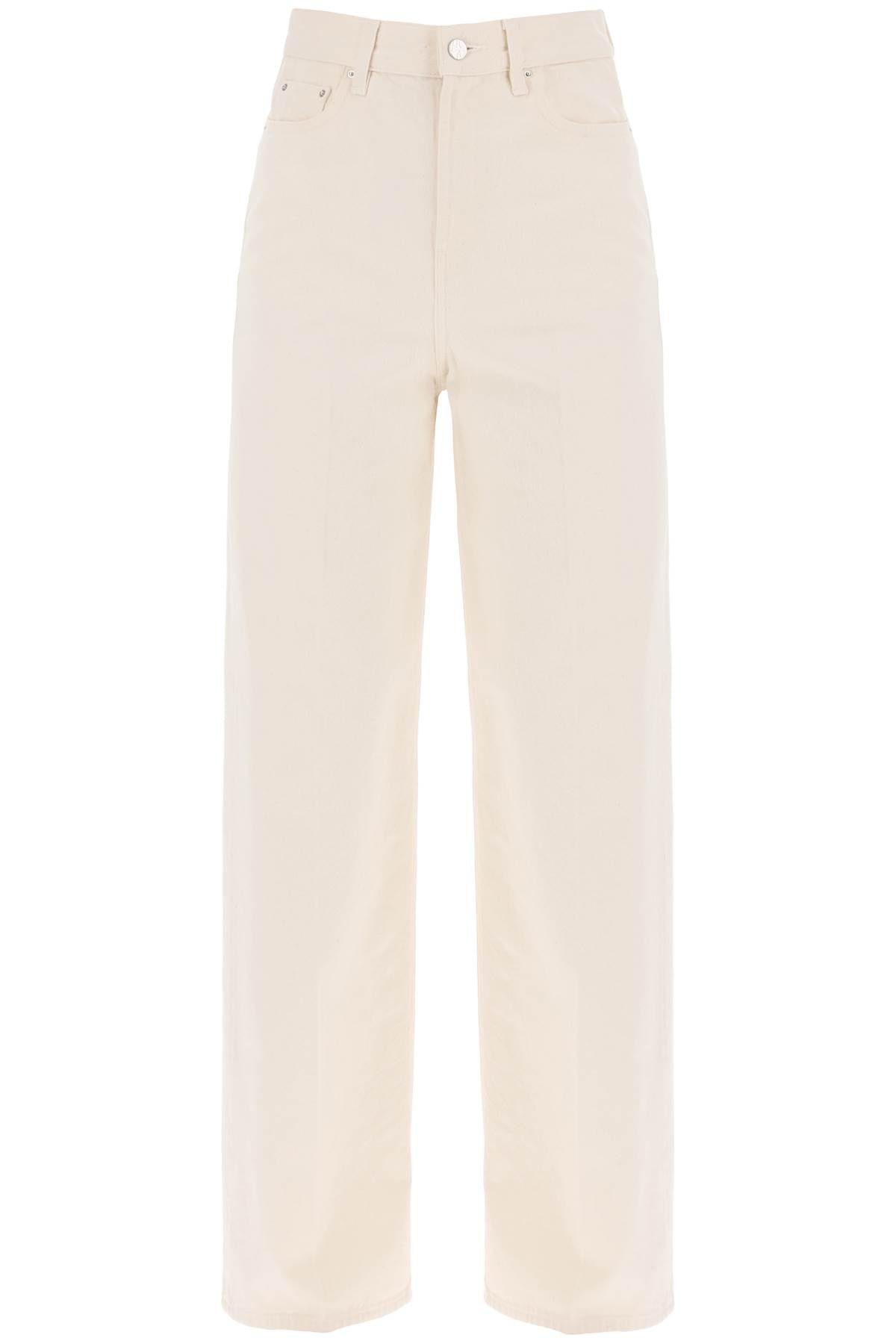 Organic Cotton Wide Leg Jeans.  - Neutro