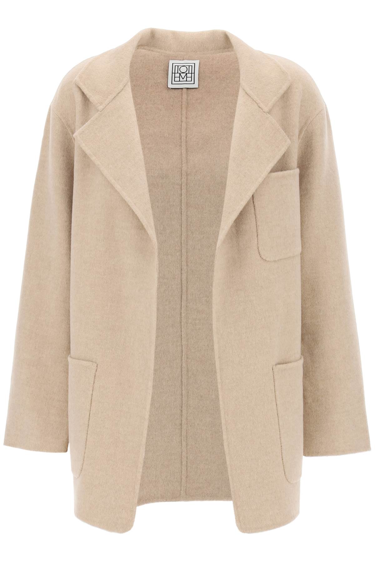 Double-faced Wool Jacket  - Beige