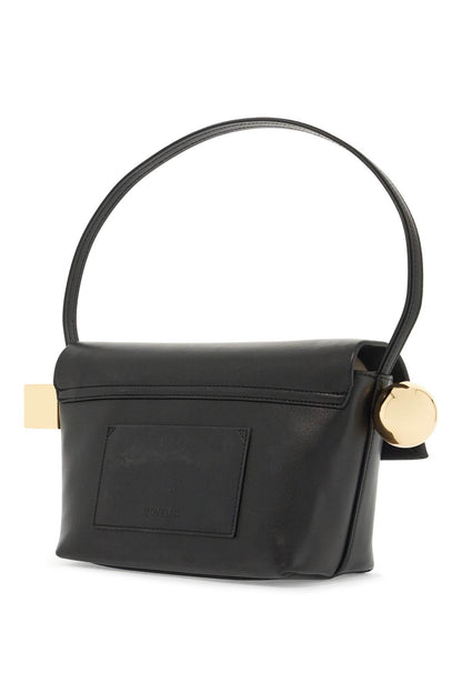 Round Square Shoulder Bag  - Black