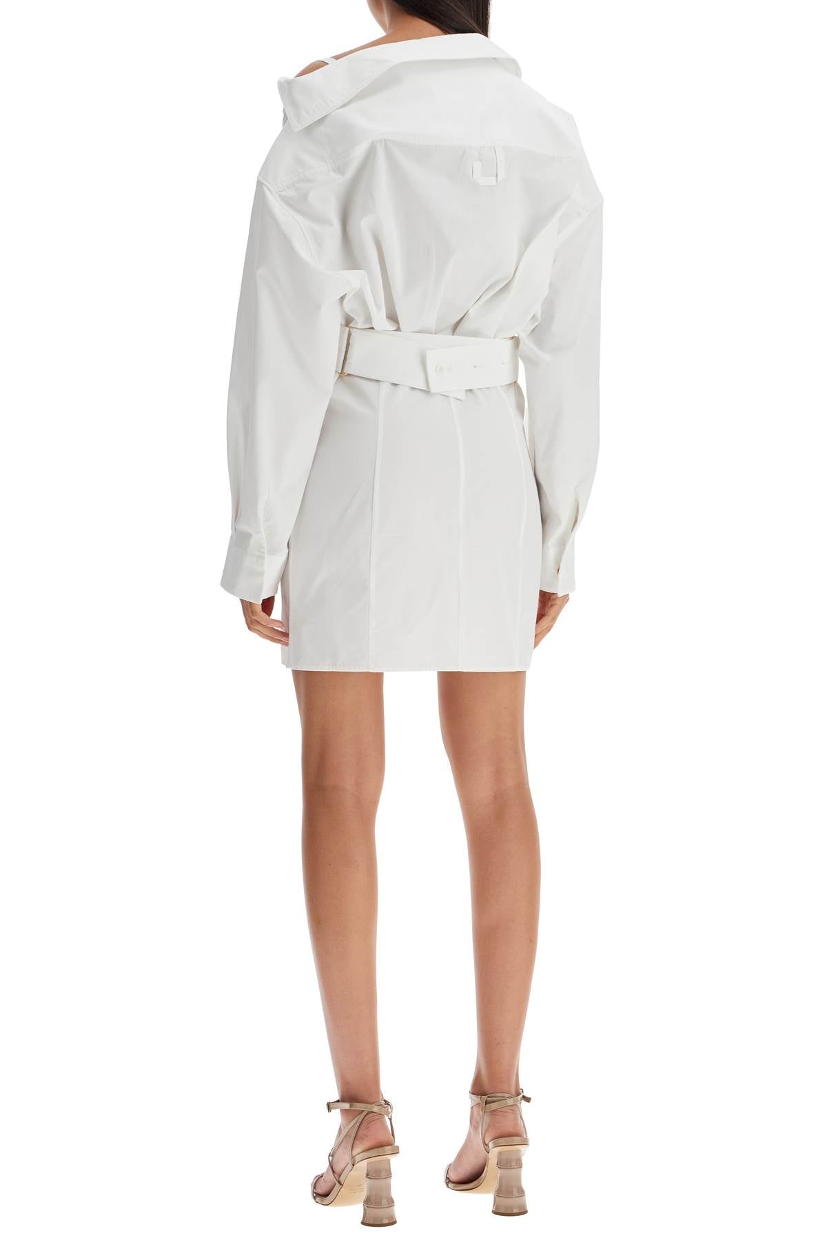 The Mini Shirt Dress 'la Mini Robe  - White