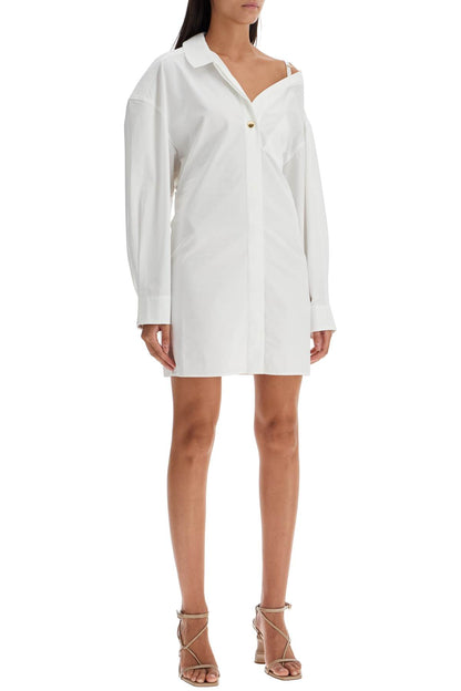 The Mini Shirt Dress 'la Mini Robe  - White