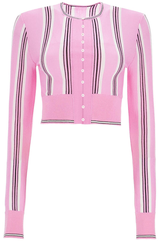 'cropped Beach Cardigan'  - Pink