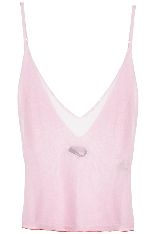 Top 'the Shoulder Knit  - Pink