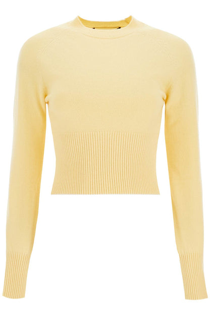 Cropped Pullover 'the Threshold  - Yellow