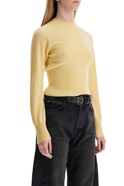 Cropped Pullover 'the Threshold  - Yellow