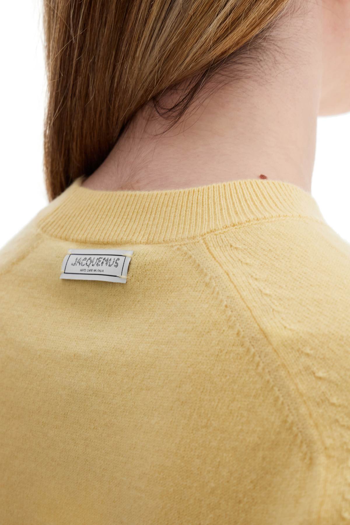 Cropped Pullover 'the Threshold  - Yellow