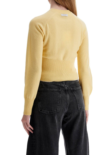 Cropped Pullover 'the Threshold  - Yellow