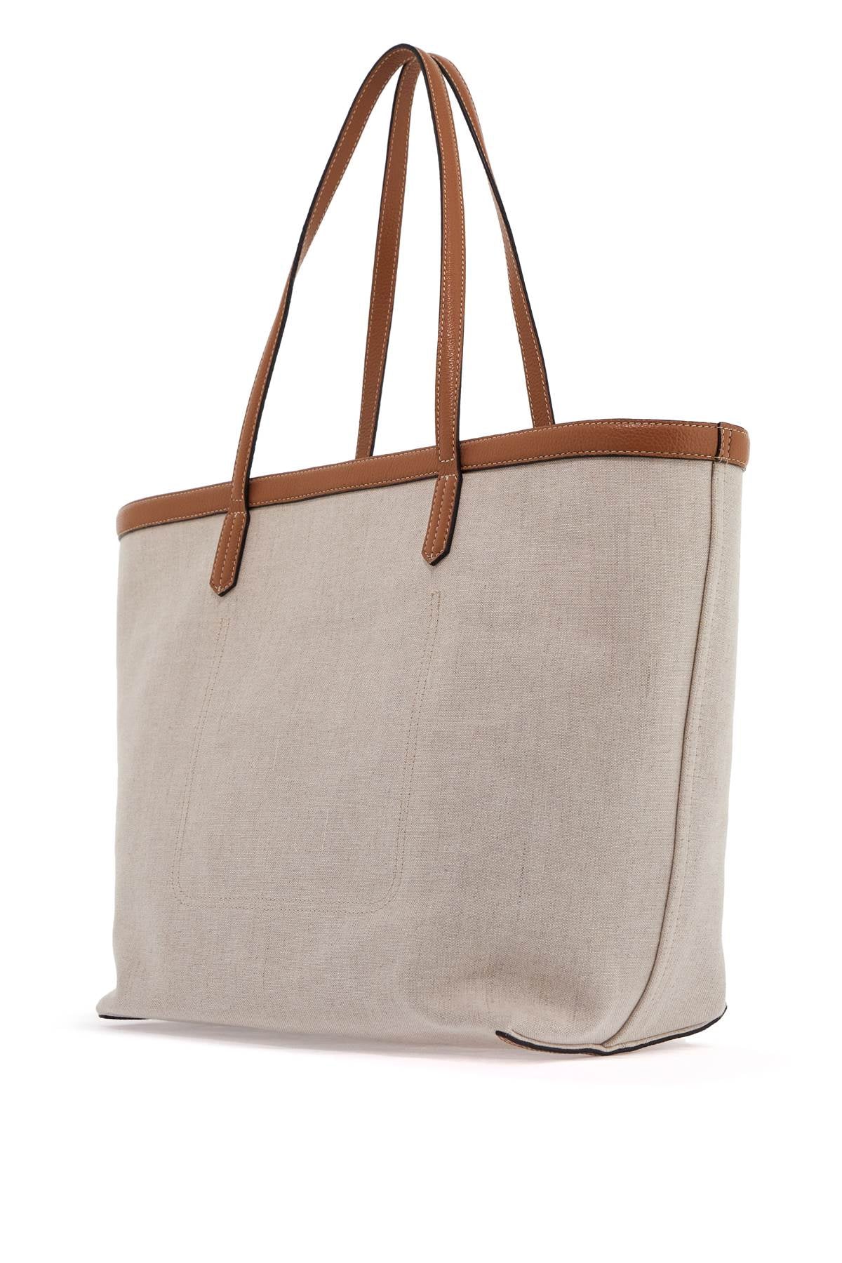 Travel Canvas Tote Bag For Everyday Use  - Neutro