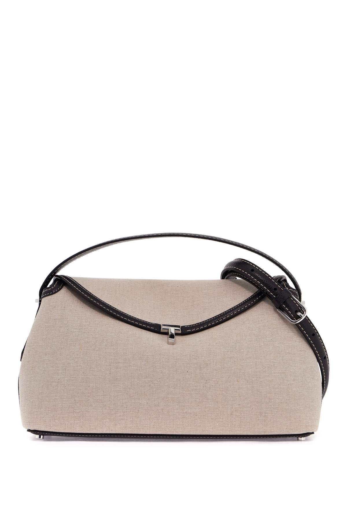 T-lock Handbag With  - Beige