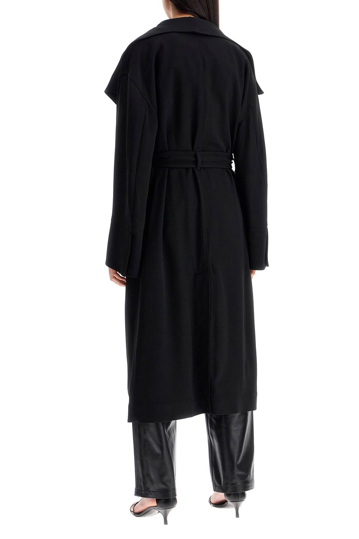 Signature Twill Coat  - Black