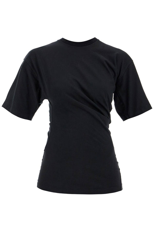 Organic Cotton Twisted Tee  - Black