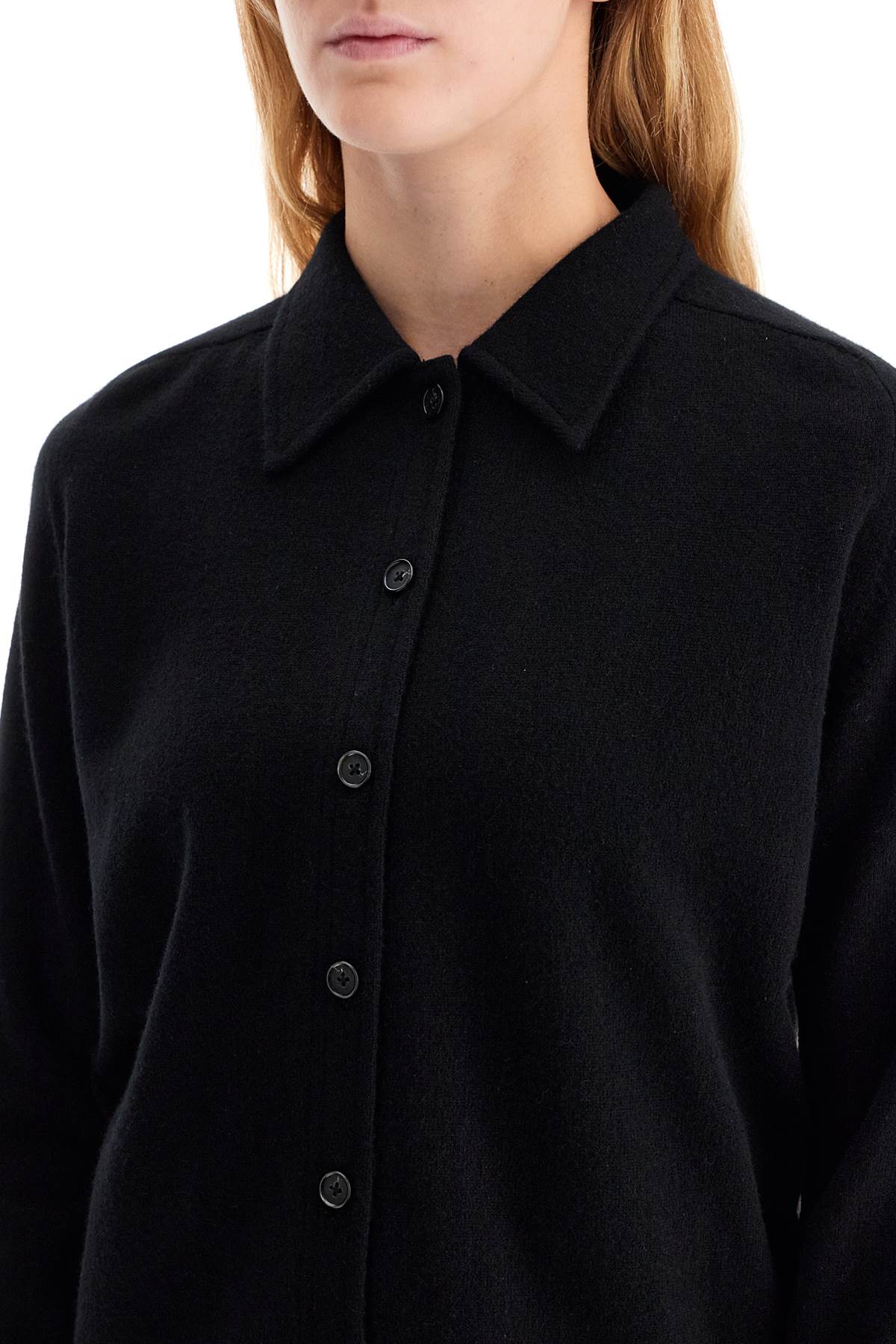 Cashmere Cardigan For  - Black