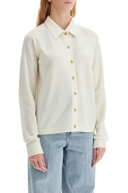 Cashmere Cardigan For  - Bianco