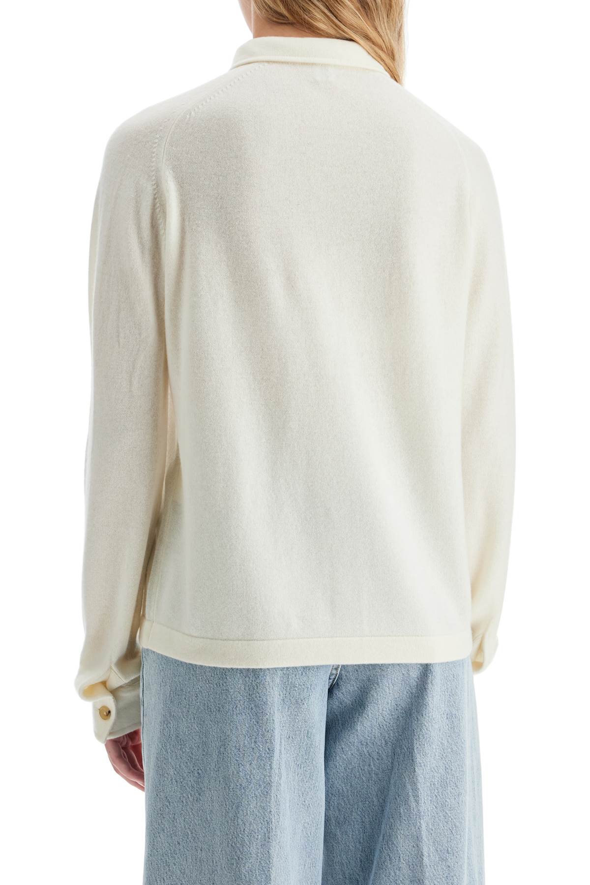 Cashmere Cardigan For  - Bianco