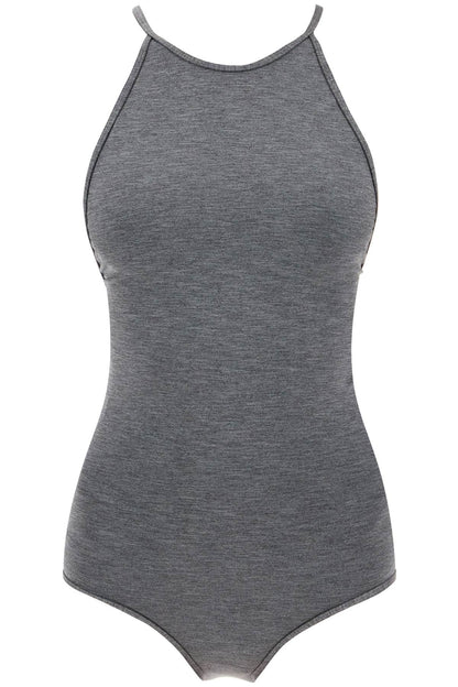 Halter Neck One-piece Swims  - Grigio