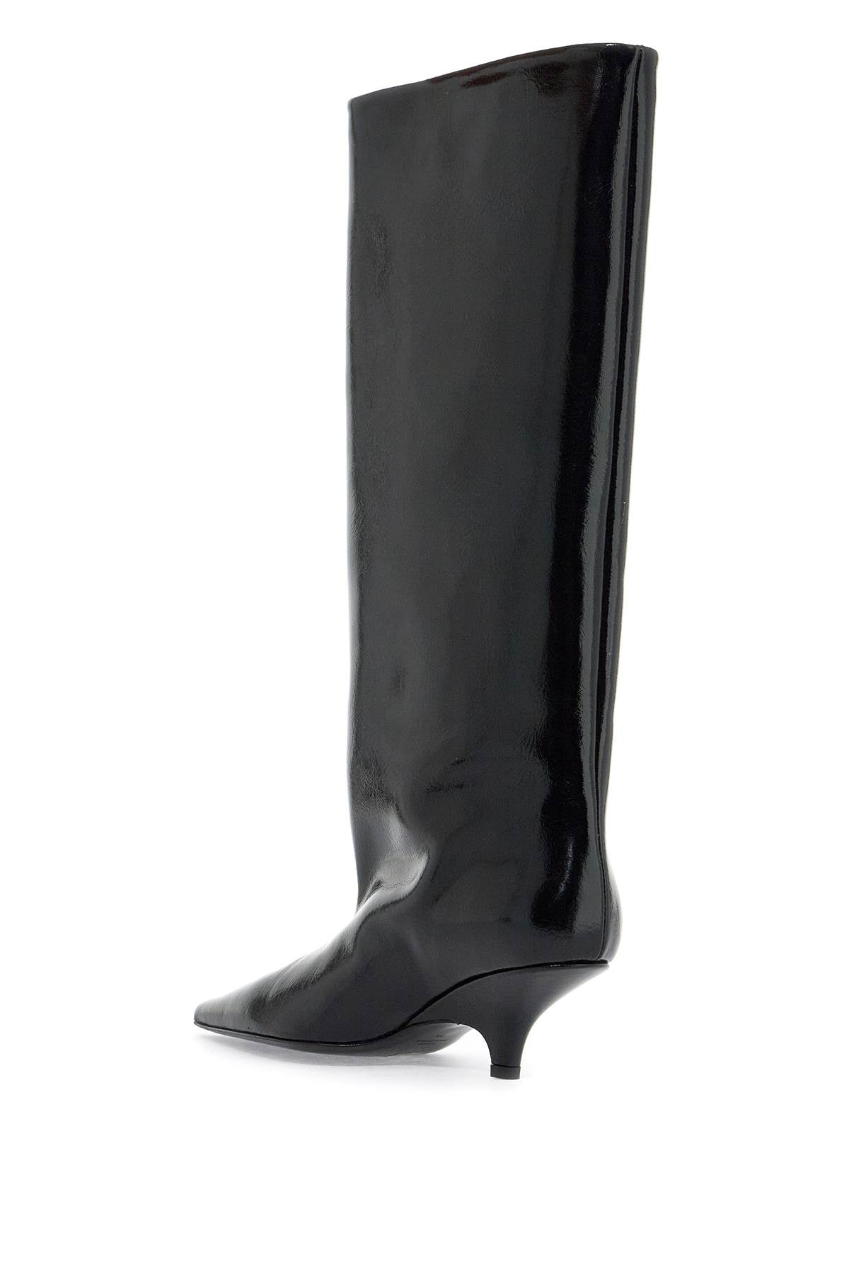 'high Knee Boots In Nap  - Black