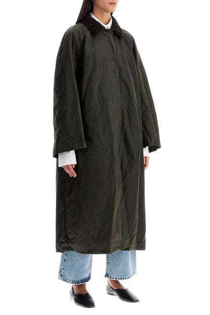 Country Waxed Cotton Coat  - Green