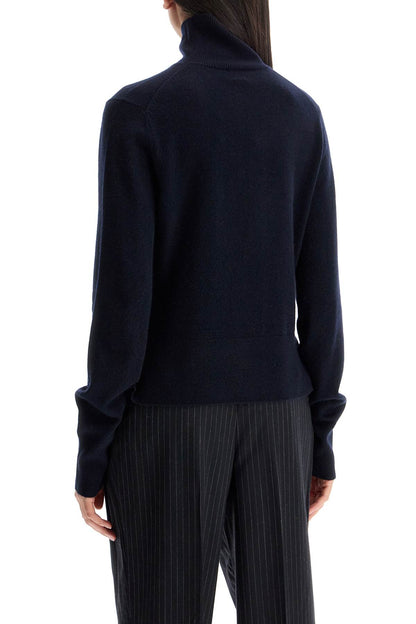 Short Cashmere Sweater 'd  - Blue