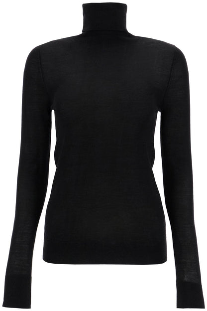 Lightweight Wool And Silk Dolcev  - Black