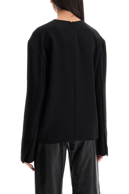 Long-sleeved Cady Top  - Black