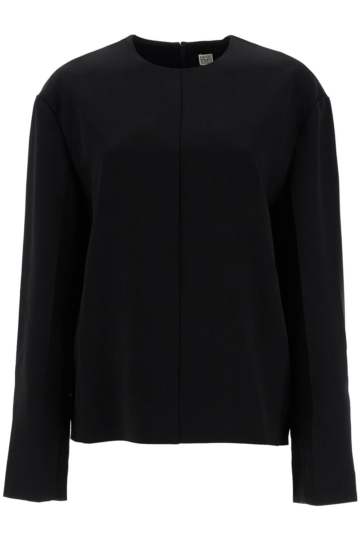 Long-sleeved Cady Top  - Black