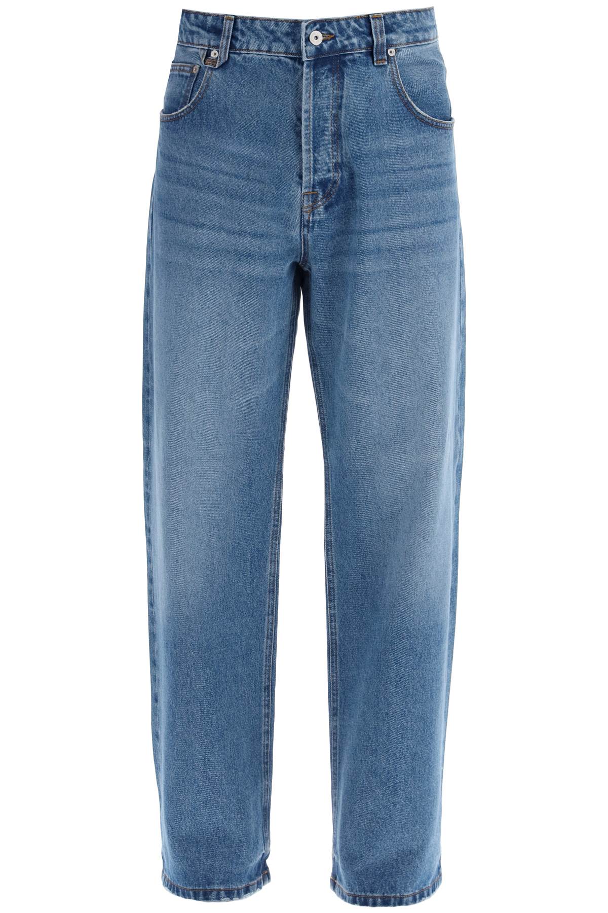 Large Denim Jeans From Nimes  - Blue