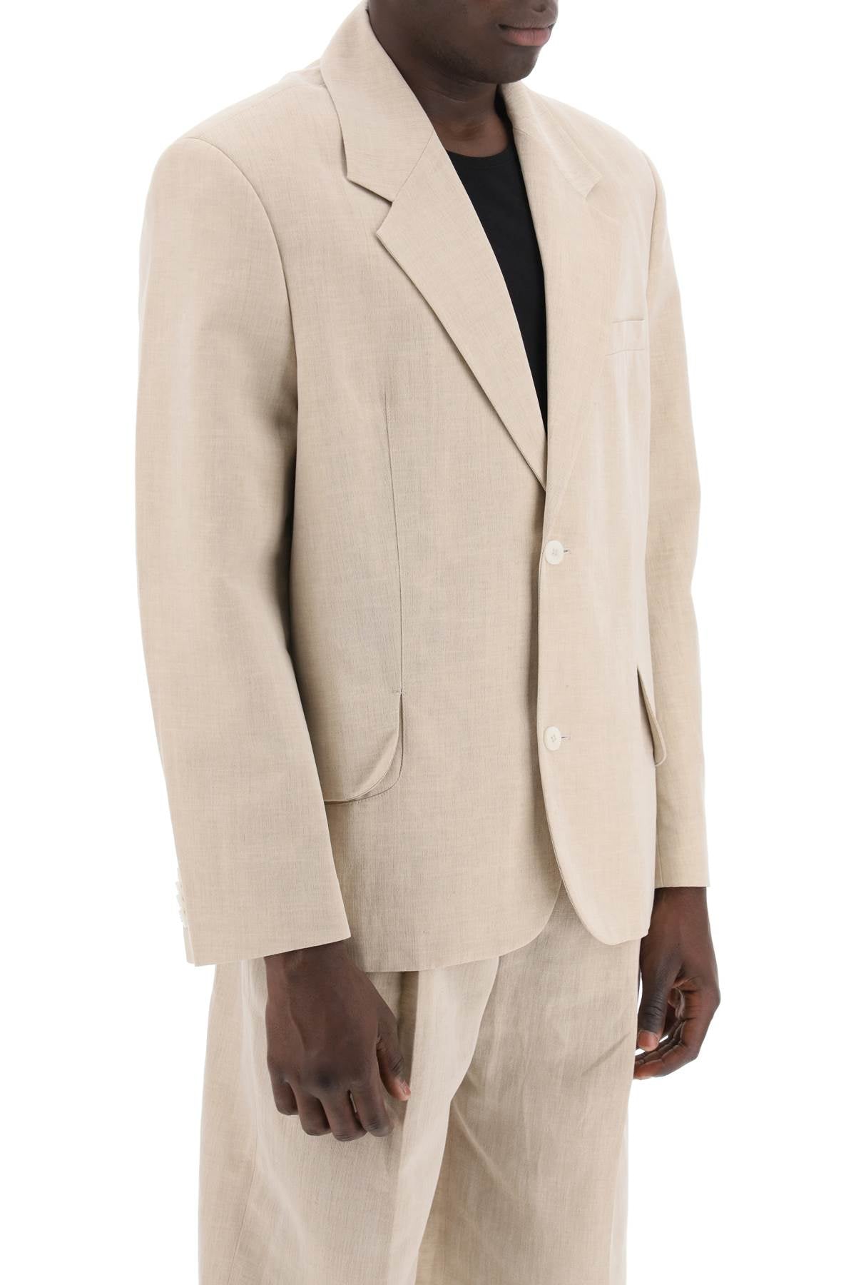 "single-breasted Jacket Titled The  - Beige