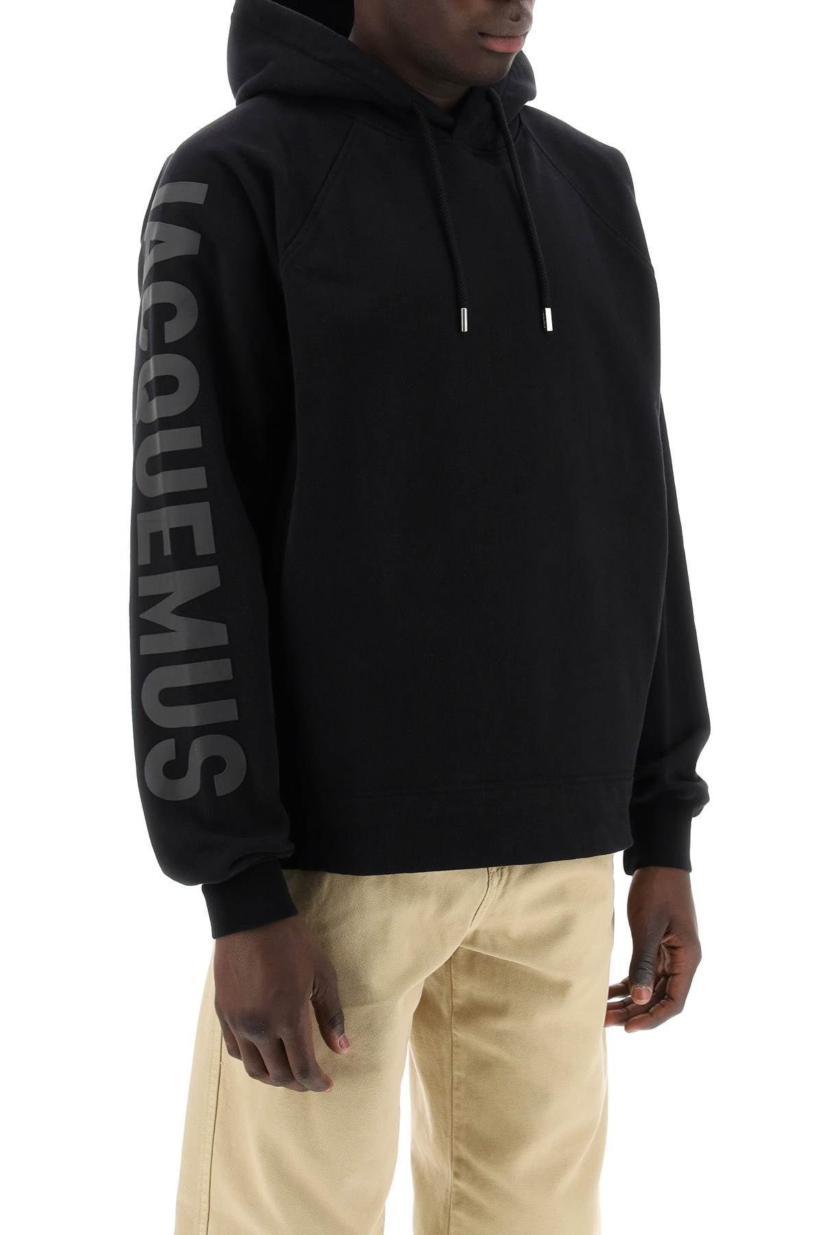 Le Hoodie Typo Hoodie  - Black