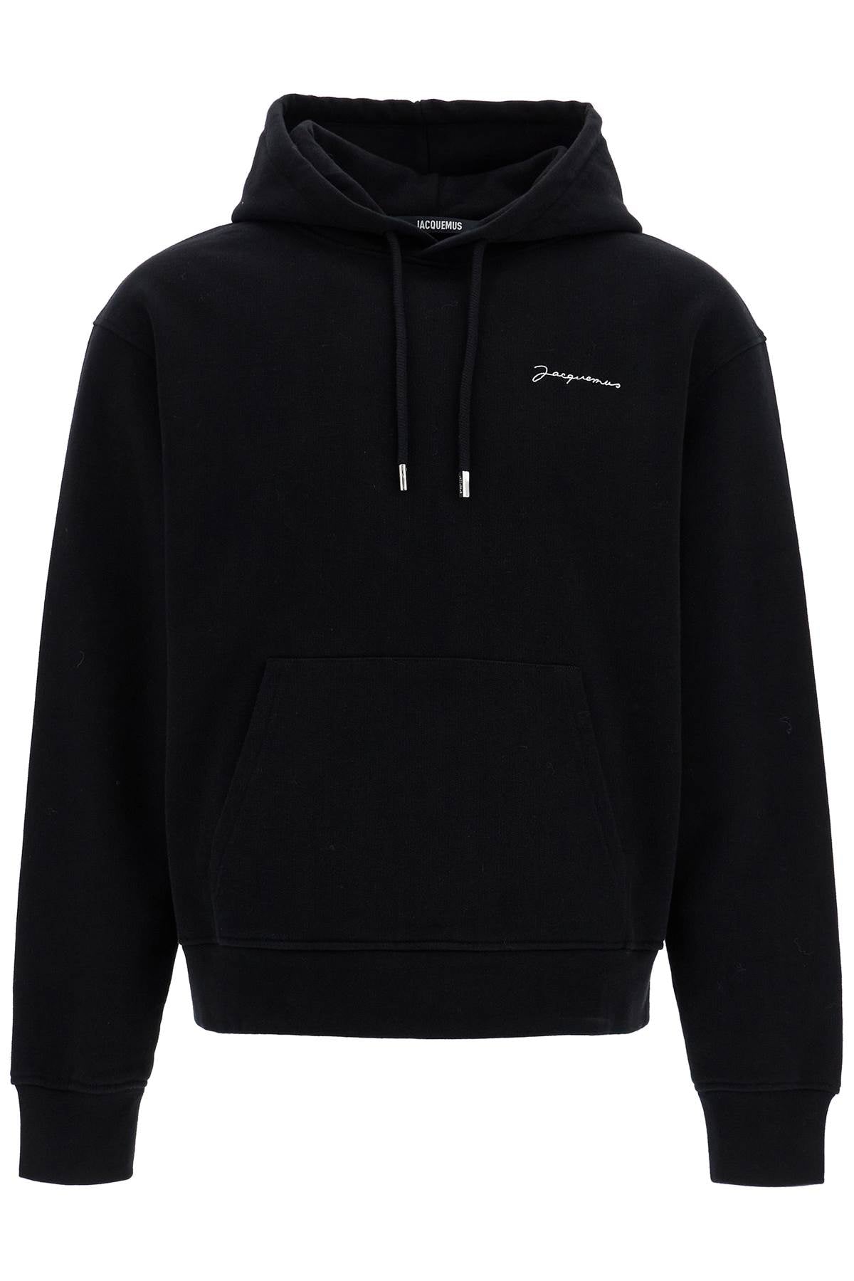 'le Sweatshirt Brode' Hoodie  - Black