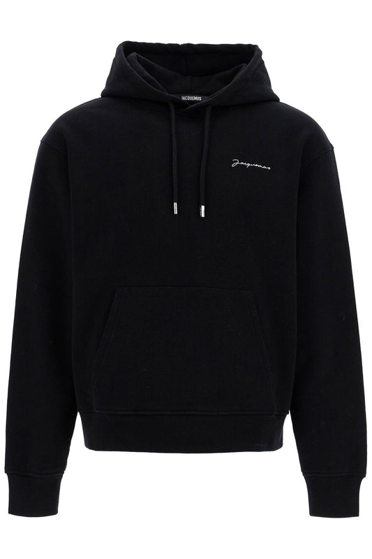 'le Sweatshirt Brode' Hoodie  - Black