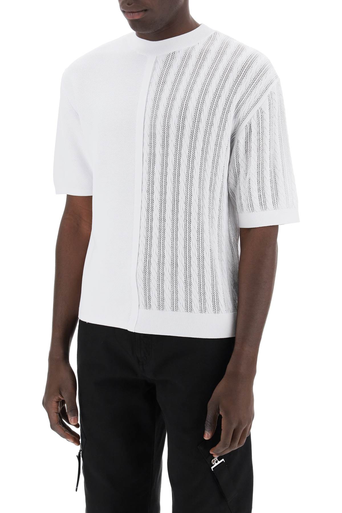 Knit Top The High Game Knit  - White