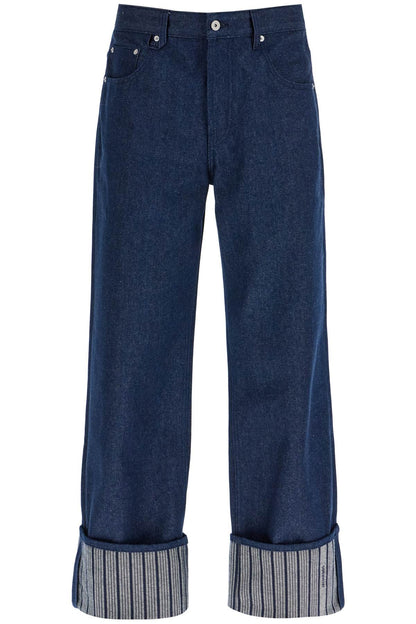 Baggy With Maxi Cuff  Baggy Jeans With  - Blue