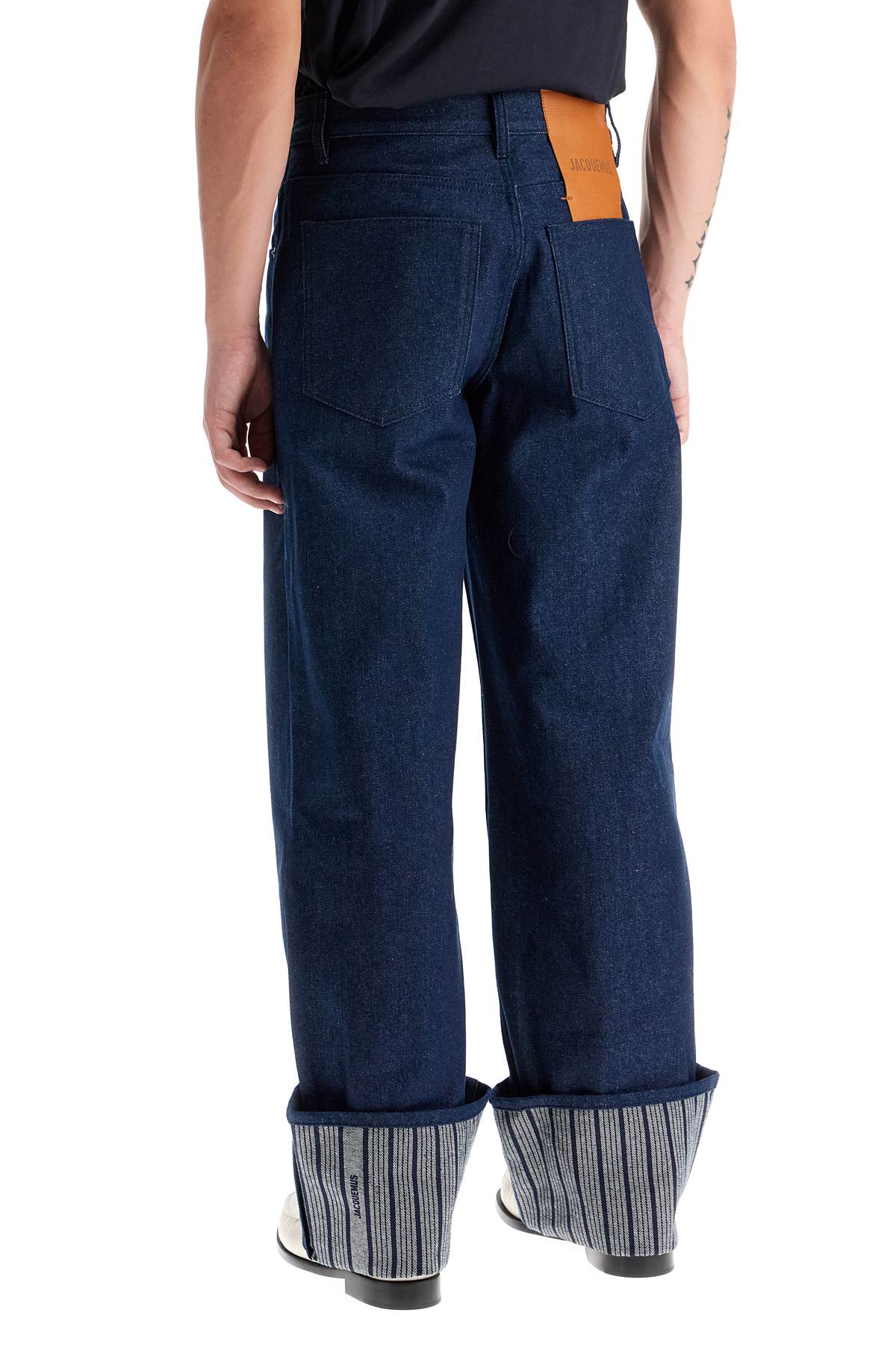 Baggy With Maxi Cuff  Baggy Jeans With  - Blue