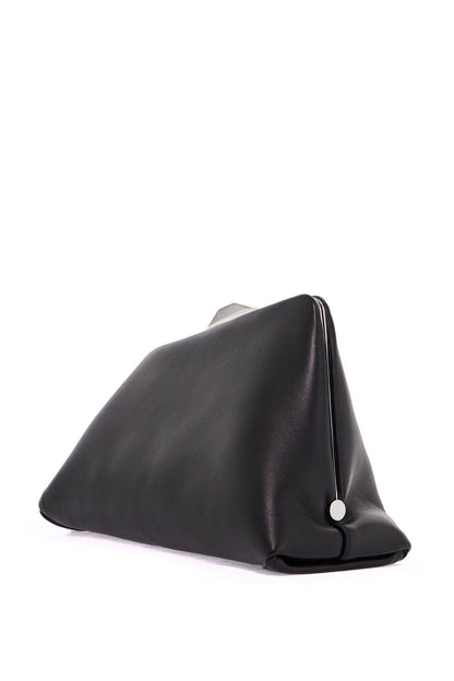 'day Off Nappa Clutch  - Black