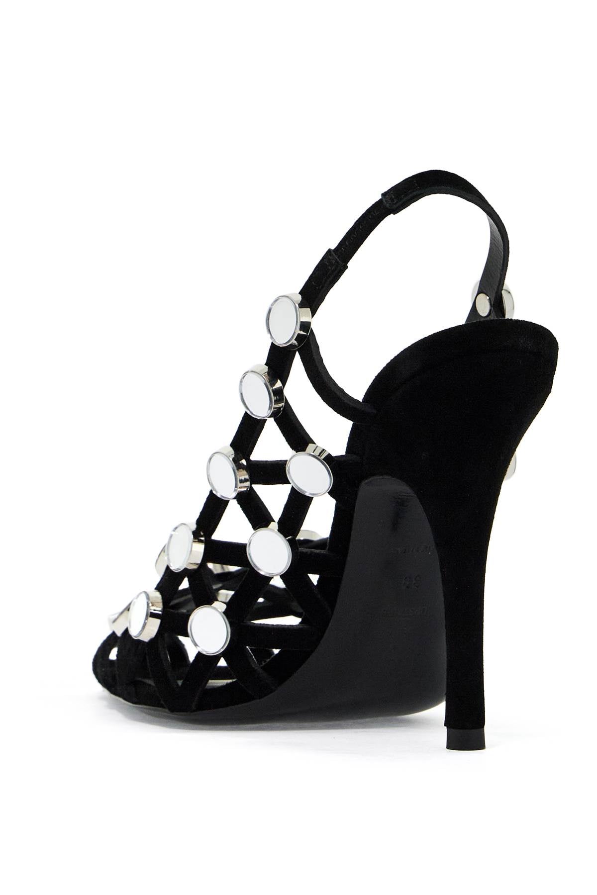 Grid Slingback Décol  - Black