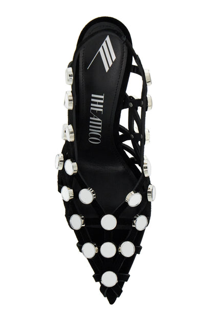 Grid Slingback Décol  - Black